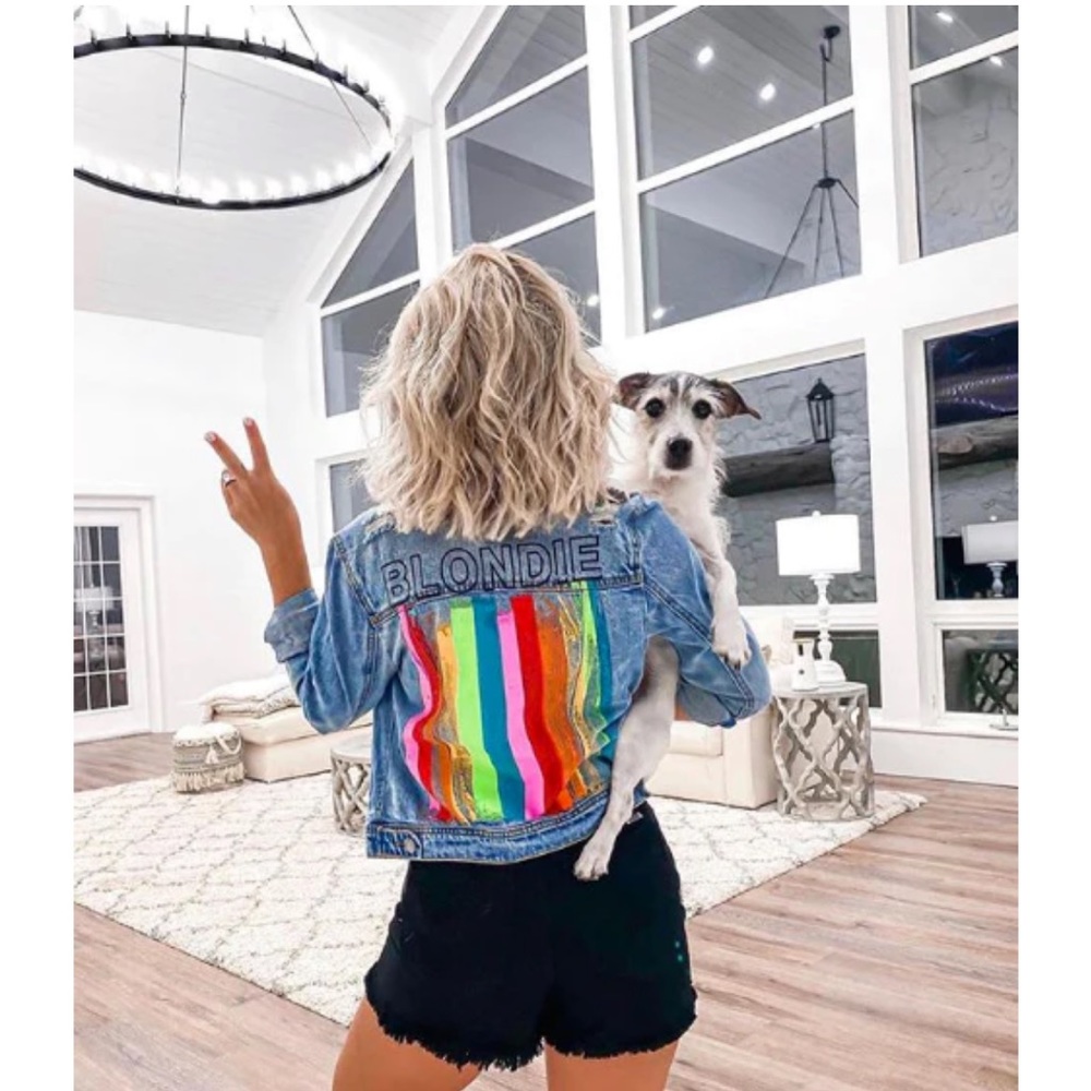 NWT Judith March Blondie Jean Jacket